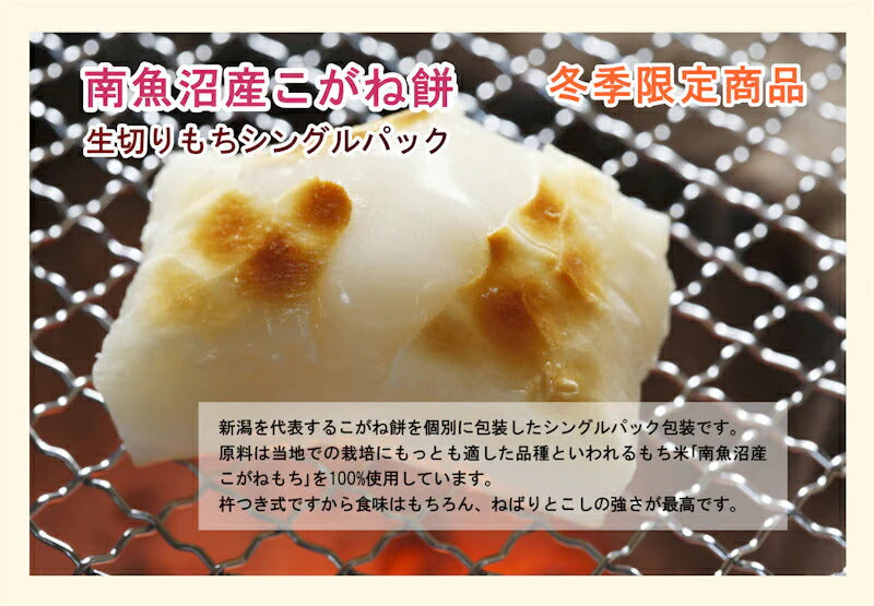 【送料込み】新潟県 南魚沼 JAみなみ魚沼農協南魚沼産 こがね餅 600g 2パック生切もちシングルパック