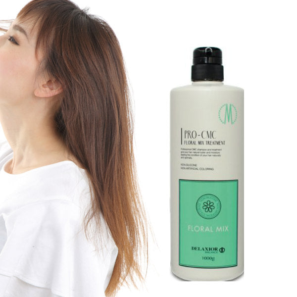 【3人シェア買いでお得】デラクシオ プロ CMC トリートメント 1000ml 【TIME】フローラル ミックス