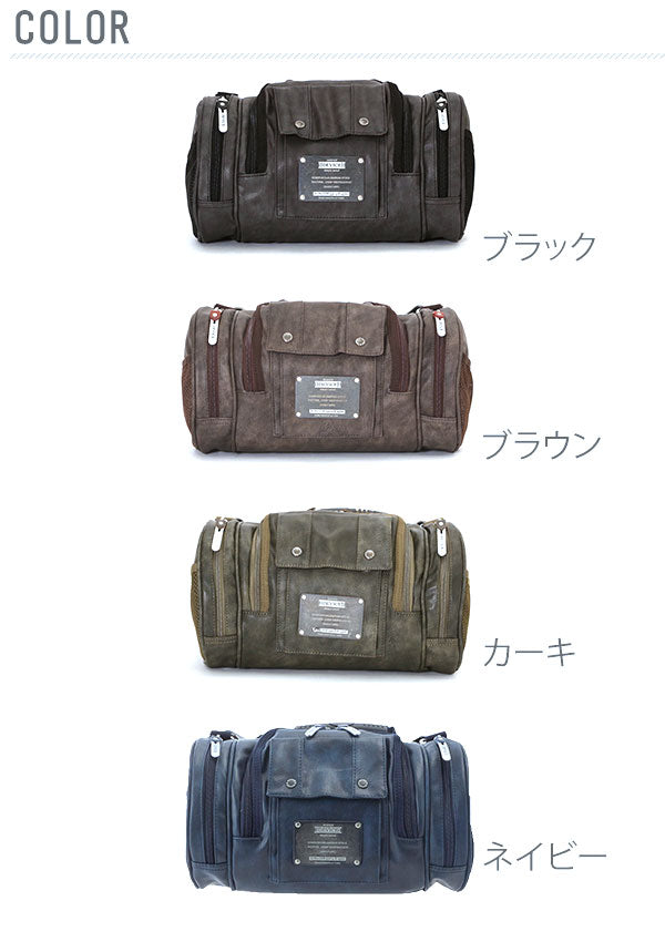 【ブラック・DWG-50088】 クーポンGET デバイス DEVICE バッグ ★4way ボディ リュック ボストンバッグ ウエストバッグ レザー ブラック 軽量 合皮 ドラム ミリタリー ワンショルダーウエストバッグ DWG-50088