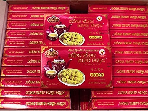 【3人シェア買いでお得】MINH NGOC 緑豆菓子 240g 1箱 BANH DAU XANH MINH NGOC 240g 1hop