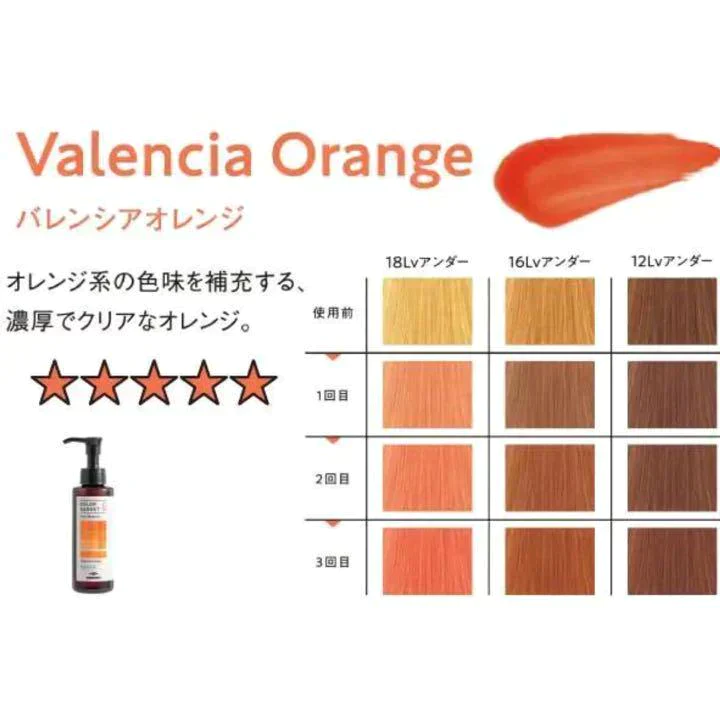 ミルボン カラーガジェット カラーシャンプー バレンシアオレンジ 150ml