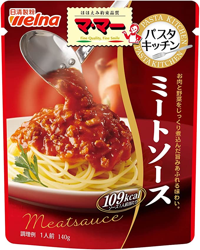 【4袋セット】マ・マー パスタキッチン ミートソース 140g