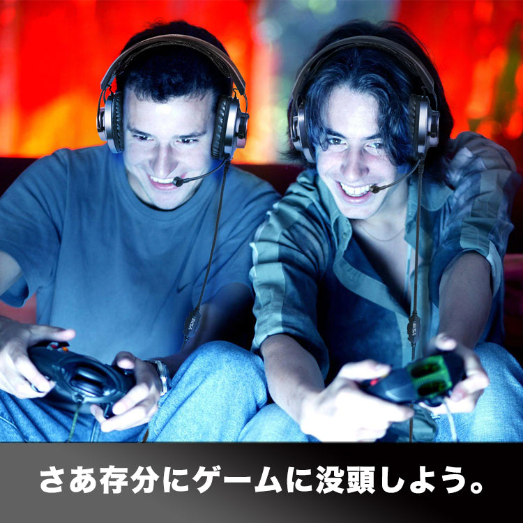 【PlatingBlue】EKSA ゲーミング ヘッドフォン マイク付き eksa-001