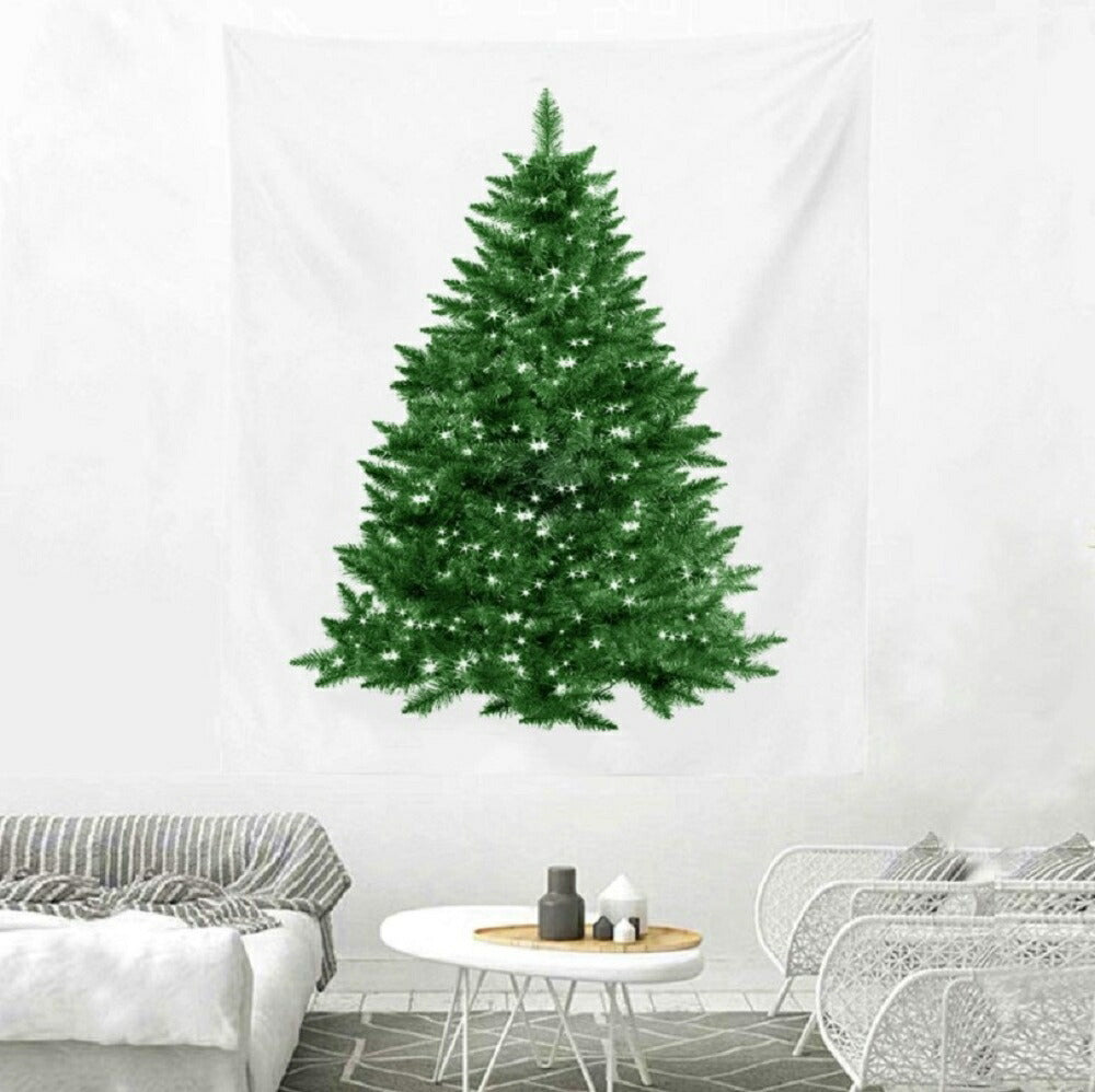 クリスマスタペストリー 特大 2m クリスマスツリー 200cm 布 ウォールツリー クリスマス ツリー タペストリー ツリータペストリー ウォールデコレーション ウォールアート ウォールデコ クリスマス 壁掛け 多機能 壁 インテリア サンタクロース サンタ 北欧 おしゃれ モダン