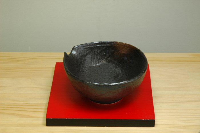 金茶吹片口深鉢 美濃焼 和食器 国産 日本製 陶器のふる里 stockヤ