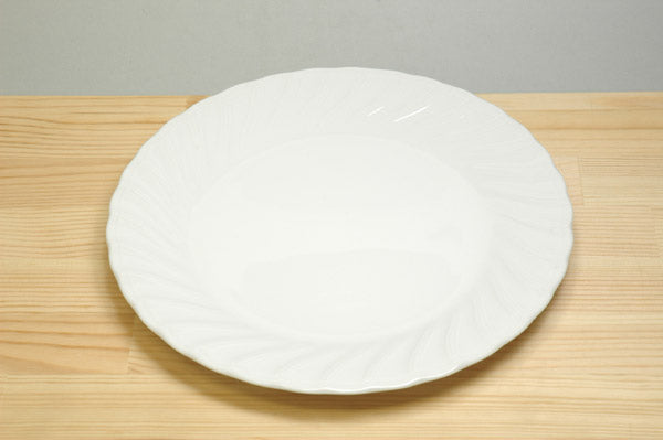 K/Wホワイト9吋ミート 白 食器 陶器 磁器 白磁 メインディッシュ ホテル プロ使用 家庭用 業務用 本格 陶器のふる里 stockヤ