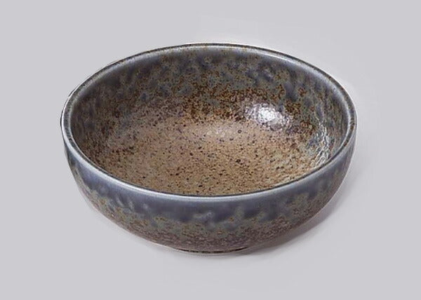 藍流し青炎3.5ボール 直径11cm 小鉢 浅鉢 和食器 和ボール 深皿 美濃焼 日本製 国産 土鍋小物 陶器のふる里 trysオ
