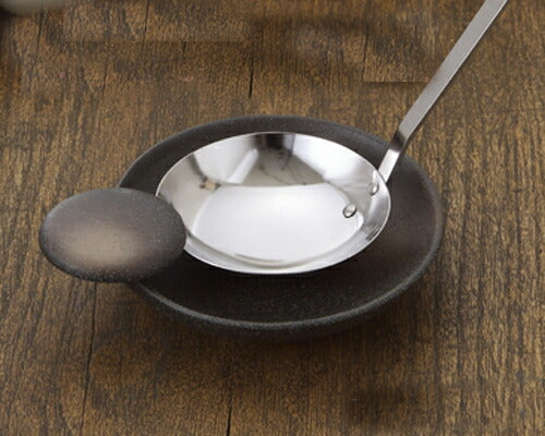 味見お玉立て 粉引 丸 磁器 白 機能性 便利 お玉たて 土鍋 味見小皿 土鍋小物 陶器のふる里 trys