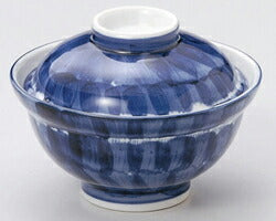 呉須上下刷毛50蓋丼(直径15.5cm) 美濃焼 陶器 磁器 うなぎ 鰻 ウナギ 丼ぶり 蒲焼き 土用丑 本格的 業務用 陶器のふる里 trysミ