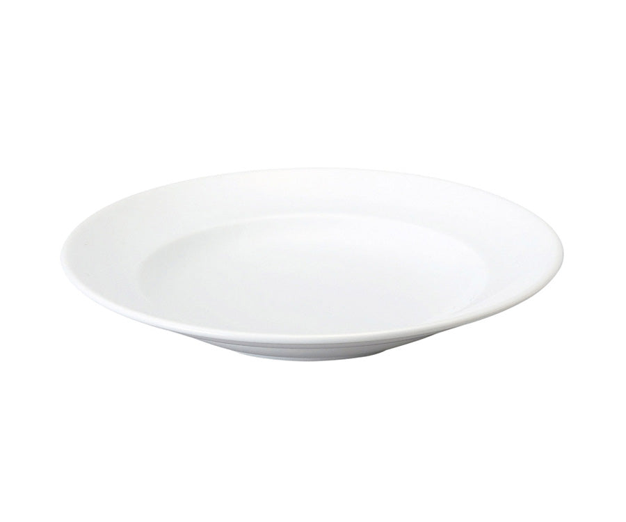 プレッツァN8吋スープ皿 直径21.8cm 丸 食器 白い食器 シンプル 深皿 業務用 大口注文OK 陶器のふる里 stockヤ