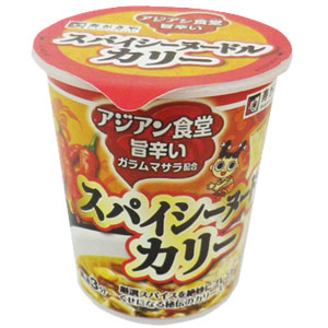 寿がきや アジアン食堂 スパイシーヌードル カリー 67g×24個(1ケース)【ご注文は2ケースまで同梱可能です】