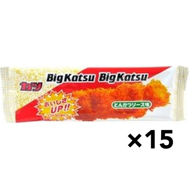 菓道 ビッグカツ とんかつソース味 1枚×15袋 駄菓子 ビックカツ