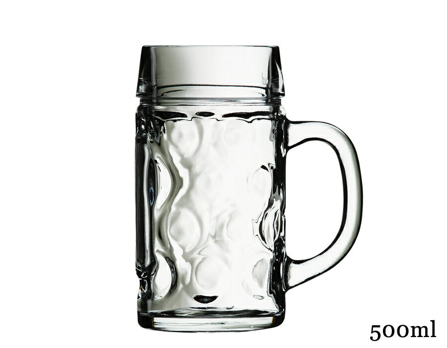 ドン ビアマグ0.5 容量500ml ビアジョッキ ビアグラス ビールジョッキ ガラス イタリア製 陶器のふる里 trysワ