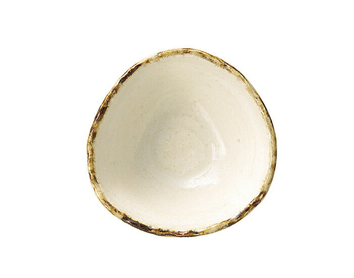 COTONさんかく小鉢 三角形幅11cm 高5.2cm 小鉢 深皿 食器 和食洋食OK 電子レンジOK 食洗機OK ハンドペイント 国産 日本製 陶器のふる里 trysケ