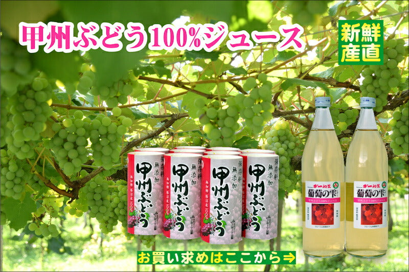 【果実飲料 ブドウジュース 送料無料】山梨県 JAフルーツ山梨産甲州ぶどう100% 195ml 10本天然素材100% ブドウジュース【果物果汁100% 贈答品 ギフト】