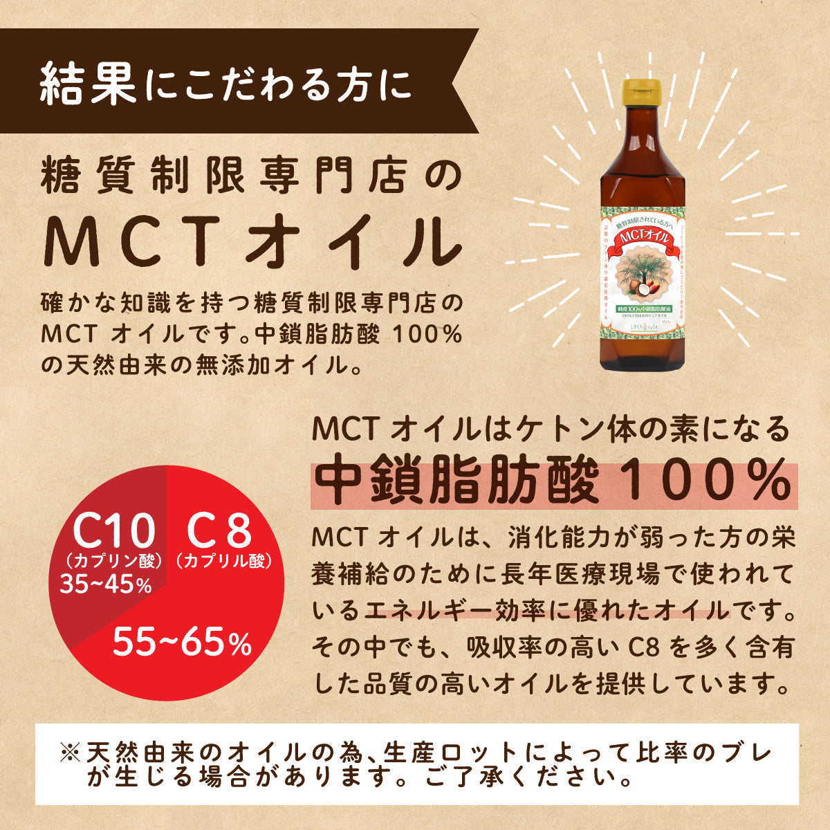 MCTオイル 450g 糖質制限