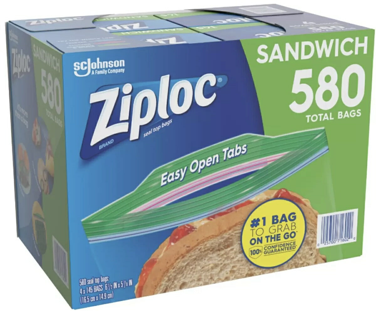 お試し【Ziploc】ジップロック サンドイッチ用保存バック 145枚 入り 【コストコ通販】