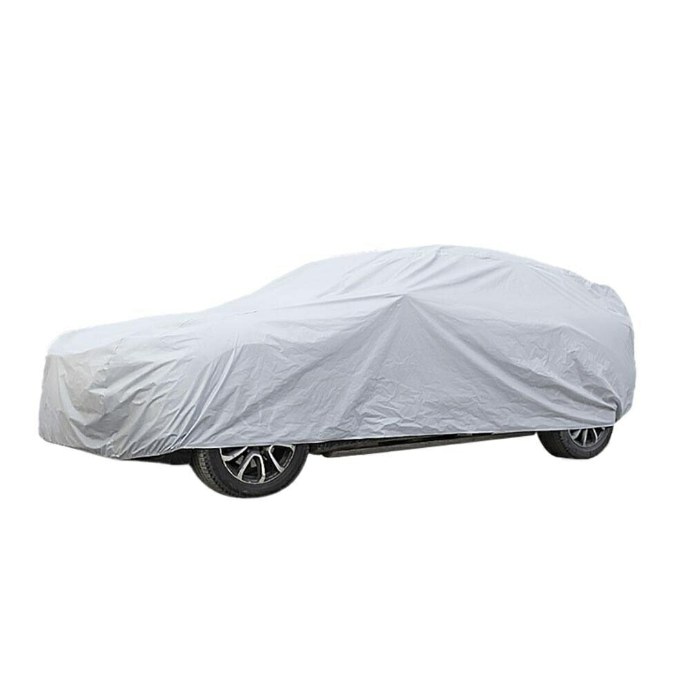 車 カバー シルバー SUV用 YLサイズ ボディーカバー 防水 防塵 防紫外線 カーカバー 自動車カバー 対応 PM2.5 黄砂 対策 車体カバー 車用 便利グッズ カー用品 雨具 雨 雪 埃 紫外線 UVカット 盗難防止 風飛防止 防水加工 錆防止