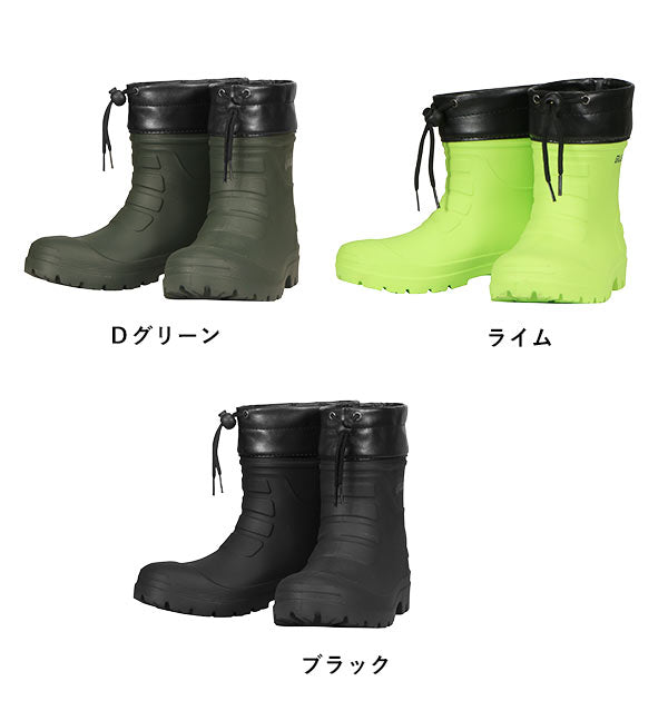 【ライム・LL(26.5-27.0)】 レインブーツ メンズ カジメイク 通販 ショートブーツ スノーブーツ 長靴 ショート 軽量 軽い シンプル かわいい ラバーブーツ 防水 雪 雨 除雪 農作業 ガーデニング レディース 女性