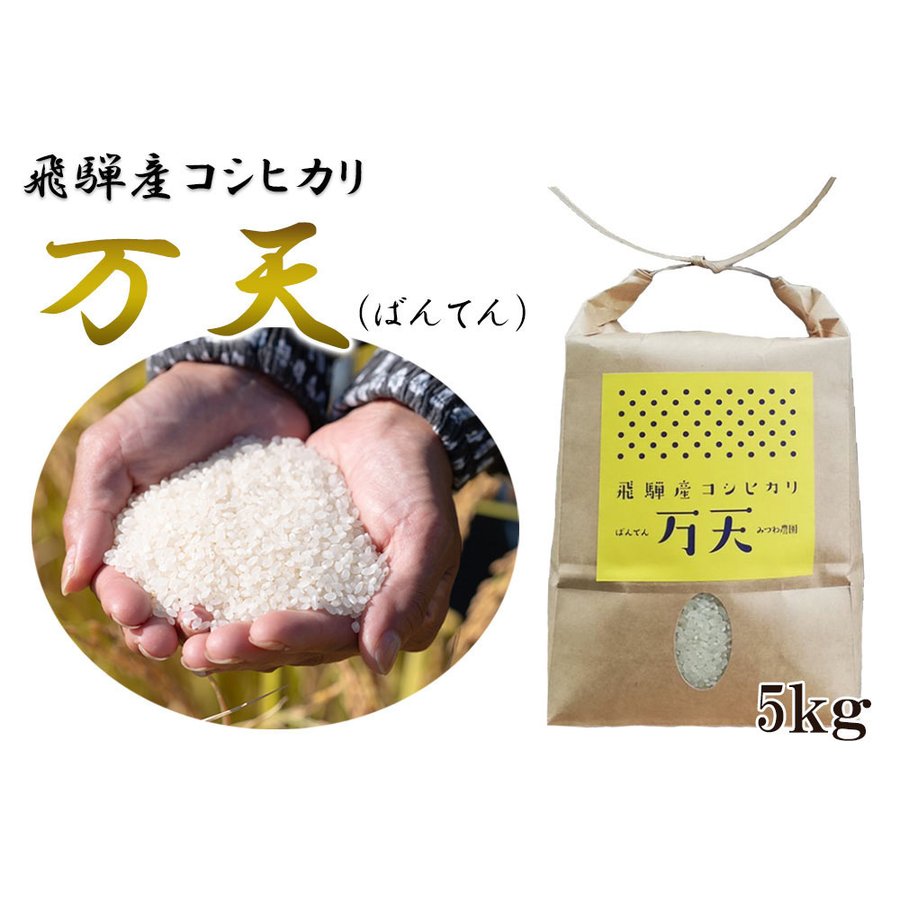5kg 飛騨産 コシヒカリ