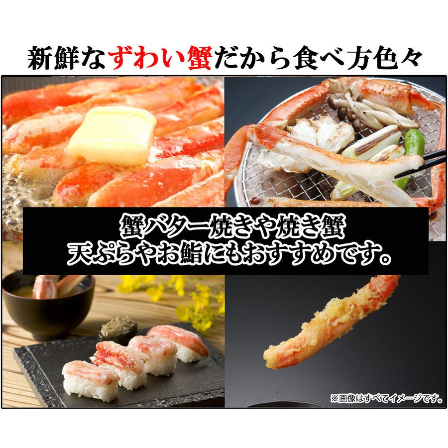 1kg 生ズワイ蟹セット