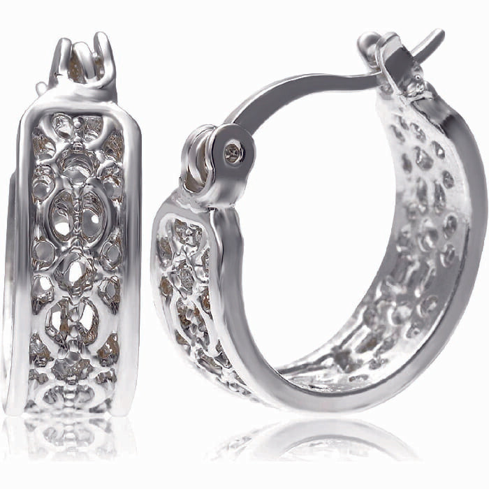 Renervate ピアス 金属アレルギー 18金 18k フープ 揺れる キャッチ シンプル 小さい セット アレルギー ピアス レディース 大人 ブランド ぶらさがり ピアス かわいい 可愛い 韓国 派手 かっこいい 人気 ジュエリー プレゼント 両耳 つけっぱなし シルバー ゴールド(シルバー)