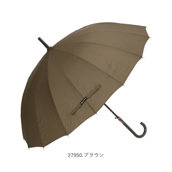 【27950.ブラック・長傘55cm】 傘 レディース 長傘 通販 おしゃれ 55cm uv カット メンズ 16本骨 無地 雨傘 16本骨 ブラック ネイビー 日よけ uvカット ブランド アミュゾンスーラプルイ amusant sous la pluie かさ