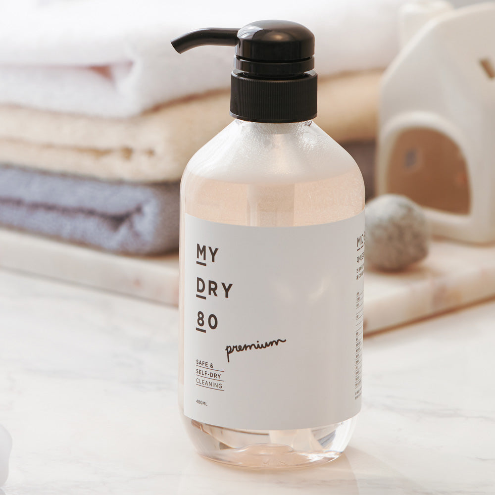 【2本セット】洗濯洗剤 韓国 おしゃれ 革 ウール デリケート 衣類 ドライクリーニング クリーナーMYDRY80 480ml