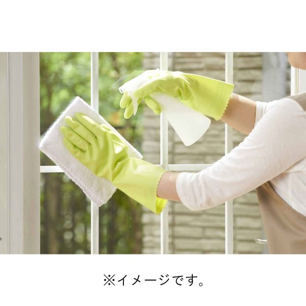 ビニール手袋 ショーワ ナイスハンド ミュー うす手 指先強化タイプ グリーン Lサイズ 1双×10パック