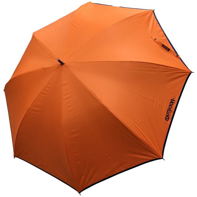オレンジ】 長傘 65cm 晴雨兼用 通販 メンズ レディース OUTDOOR
