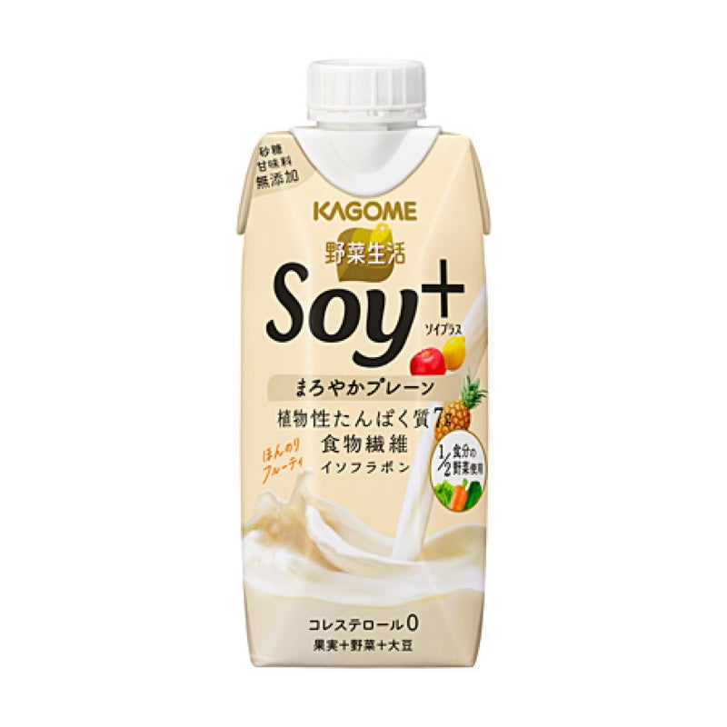 野菜生活SOY+ まろやかプレーン330ml×12本