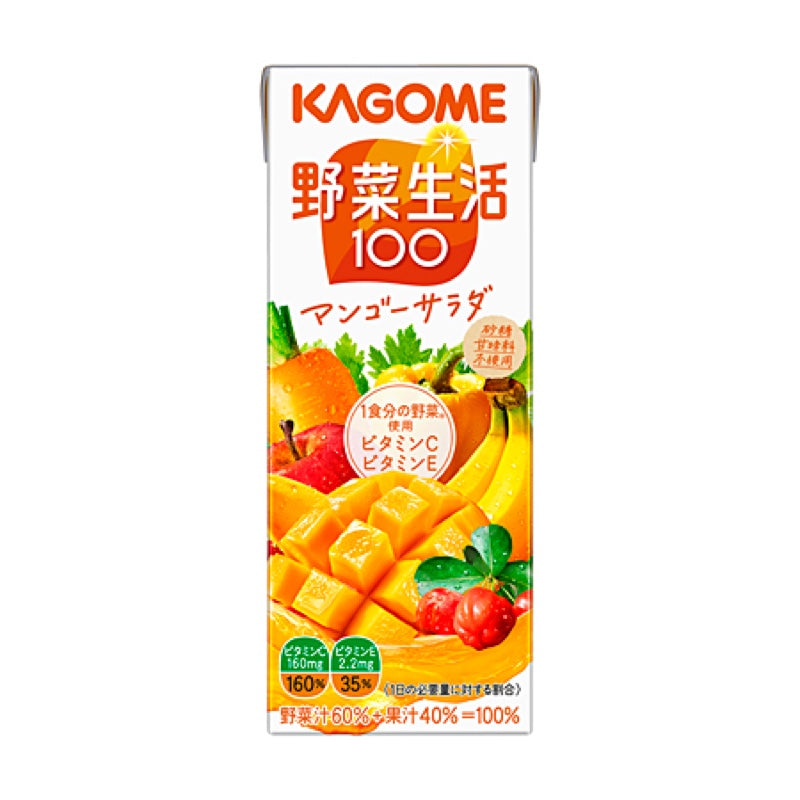 200ml×72本 野菜生活100 マンゴーサラダ