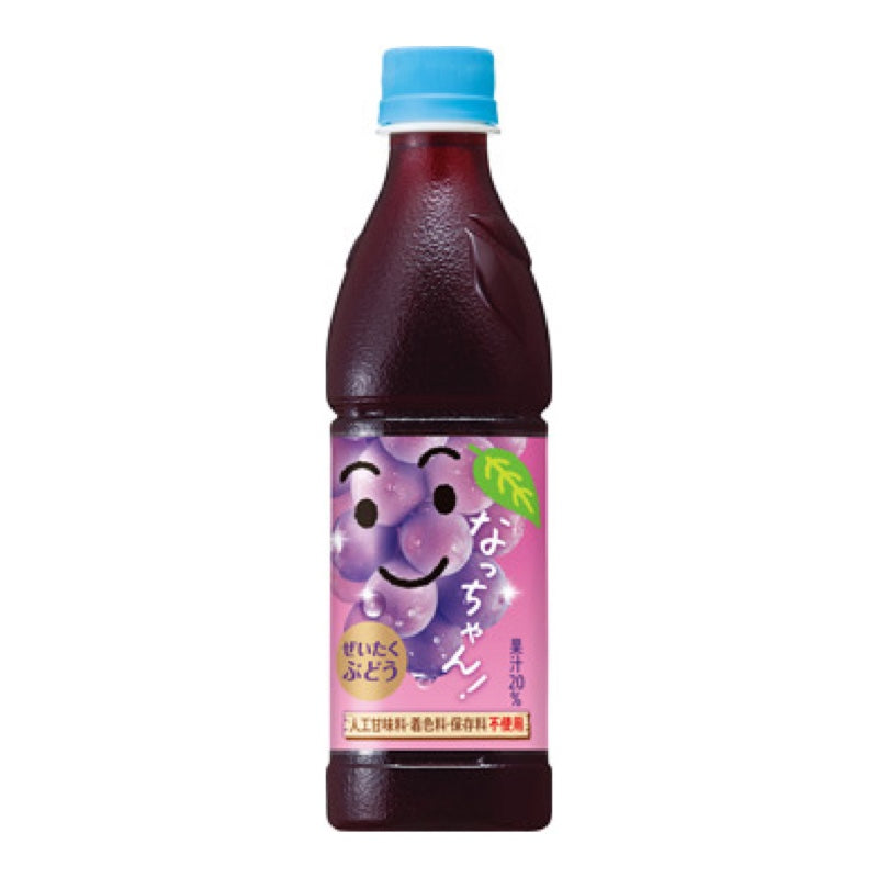 425ml×24本 なっちゃん ぶどう