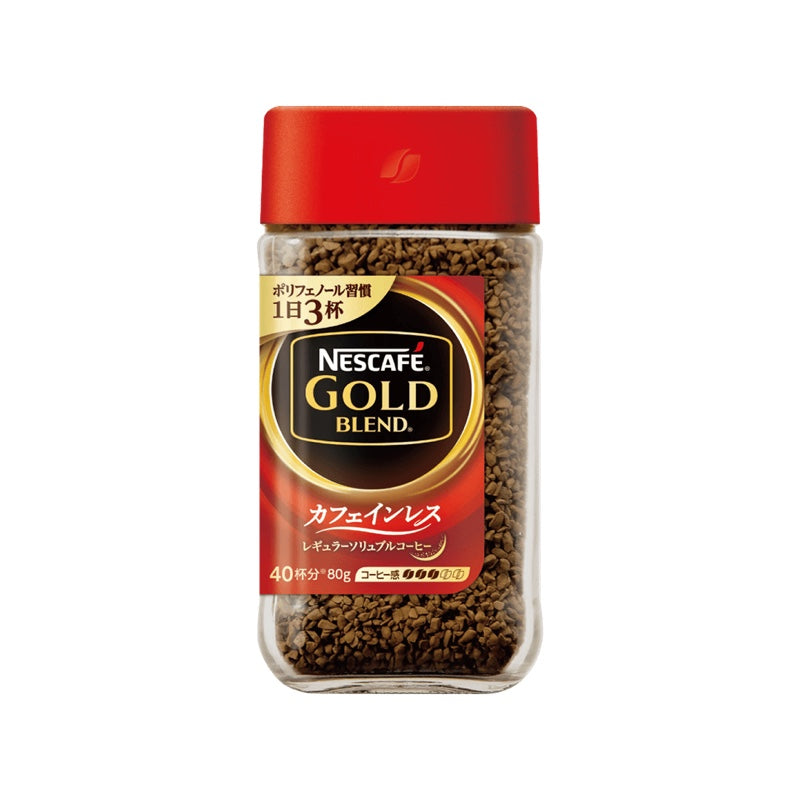 ネスカフェ ゴールドブレンド カフェインレス 80g×12本セット
