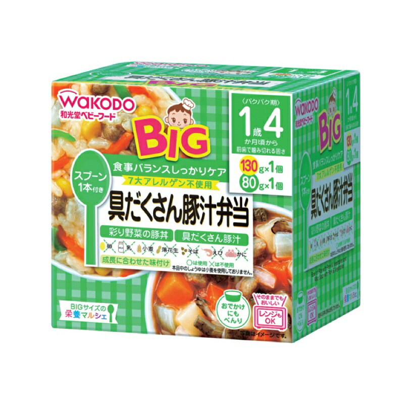 和光堂 B栄養M具だくさん豚汁弁当130g、80g×24個