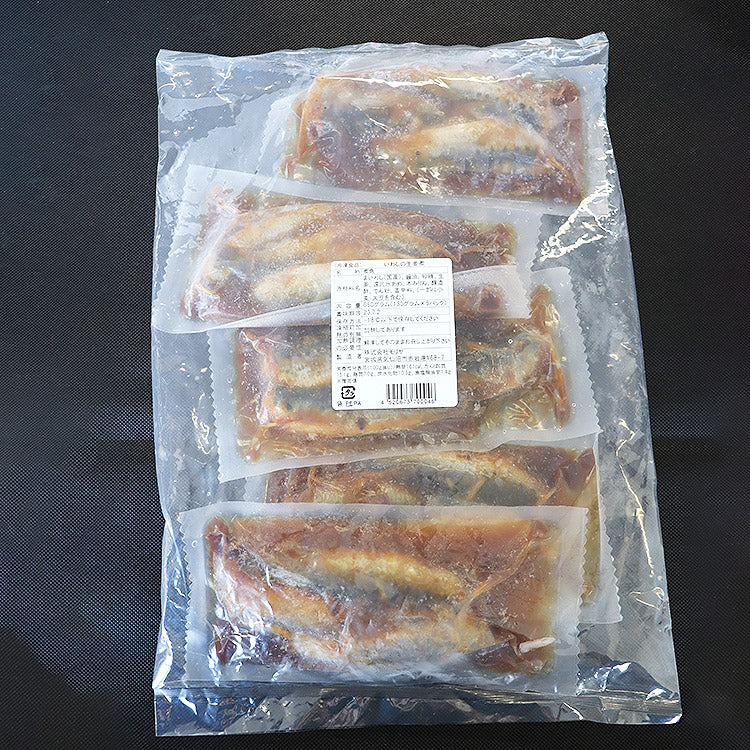 真いわし生姜煮 15尾(3尾×5P) 業務用 イワシ 鰯 送料無料 冷凍便 お取り寄せグルメ 食品 ギフト
