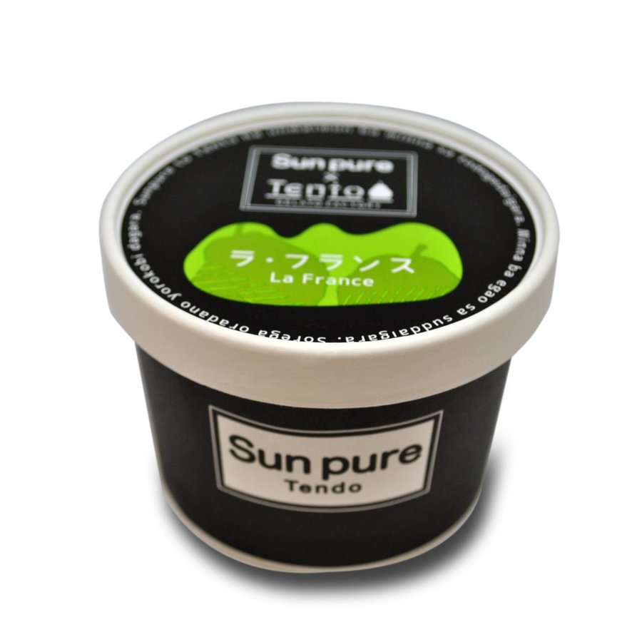 ギフト 食べ比べアイス サンピュアジェラート100ml×8個セット 各種2個 さくらんぼ ラフランス だだちゃ豆 つや姫 送料無料(一部地域別途送料)