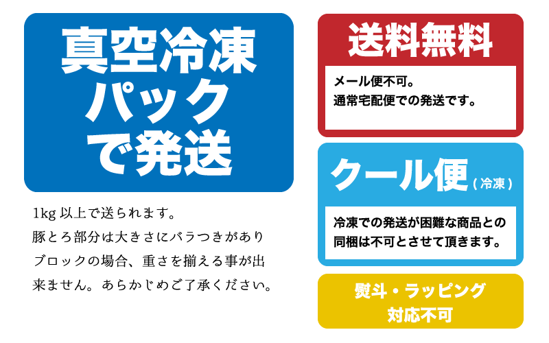 【ブロックタイプ】豚とろべ-コン1kg 豚とろベーコン 1kg以上保証! 送料無料 ジューシーさがたまらない♪