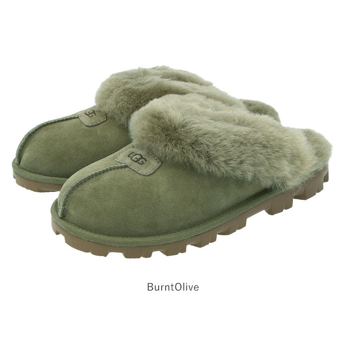 【Chestnut・US6(23cm)】 ugg サンダル レディース 通販 COQUETTE 5125 コケット ブランド アグ シープスキン シューズ スリッパ つっかけ ムートン ふかふか クリスマス プレゼント サボ ルームシューズ 冬 靴