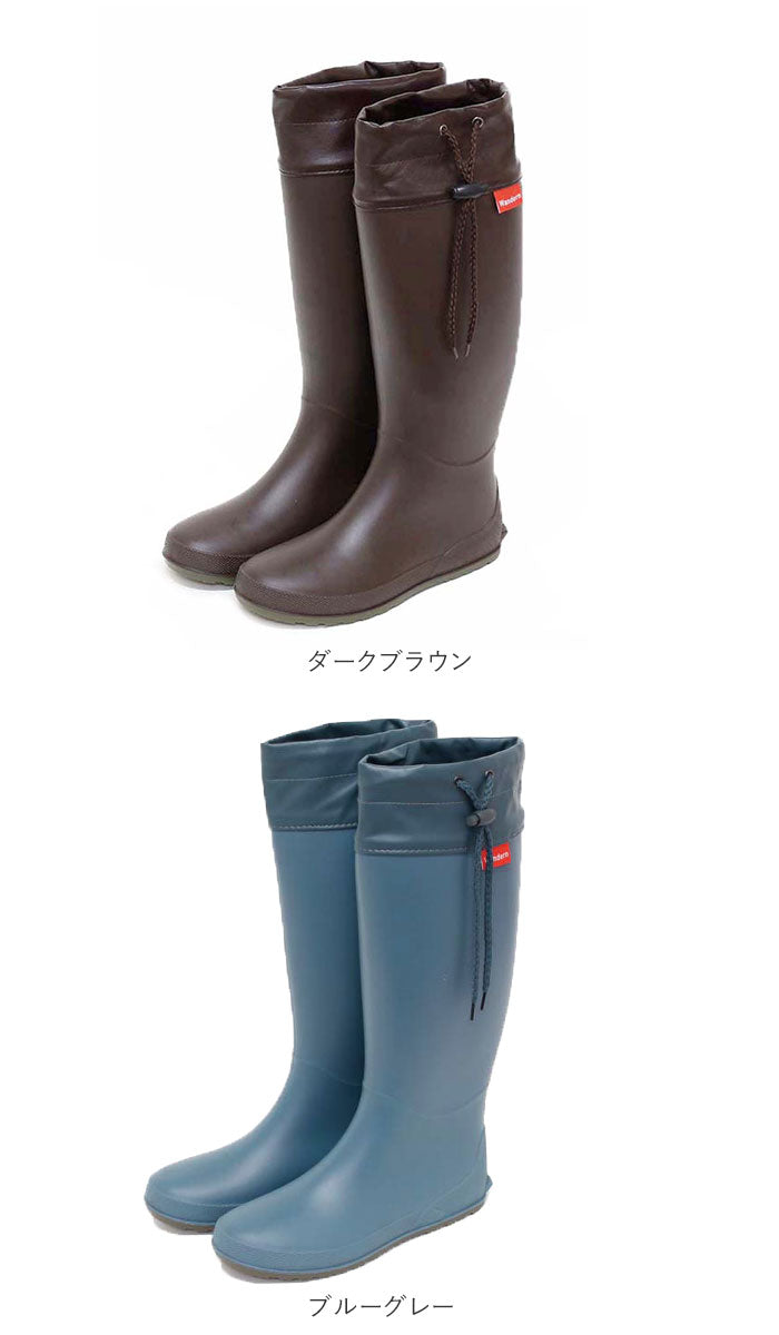 【ネイビー・M(23-24cm)】 レインブーツ レディース ロング 通販 折りたたみ 折り畳み フォールディングレインブーツ ポケッタブル パッカブル 軽量 軽い 長靴 おしゃれ 雨靴 かわいい 雨具 レイングッズ