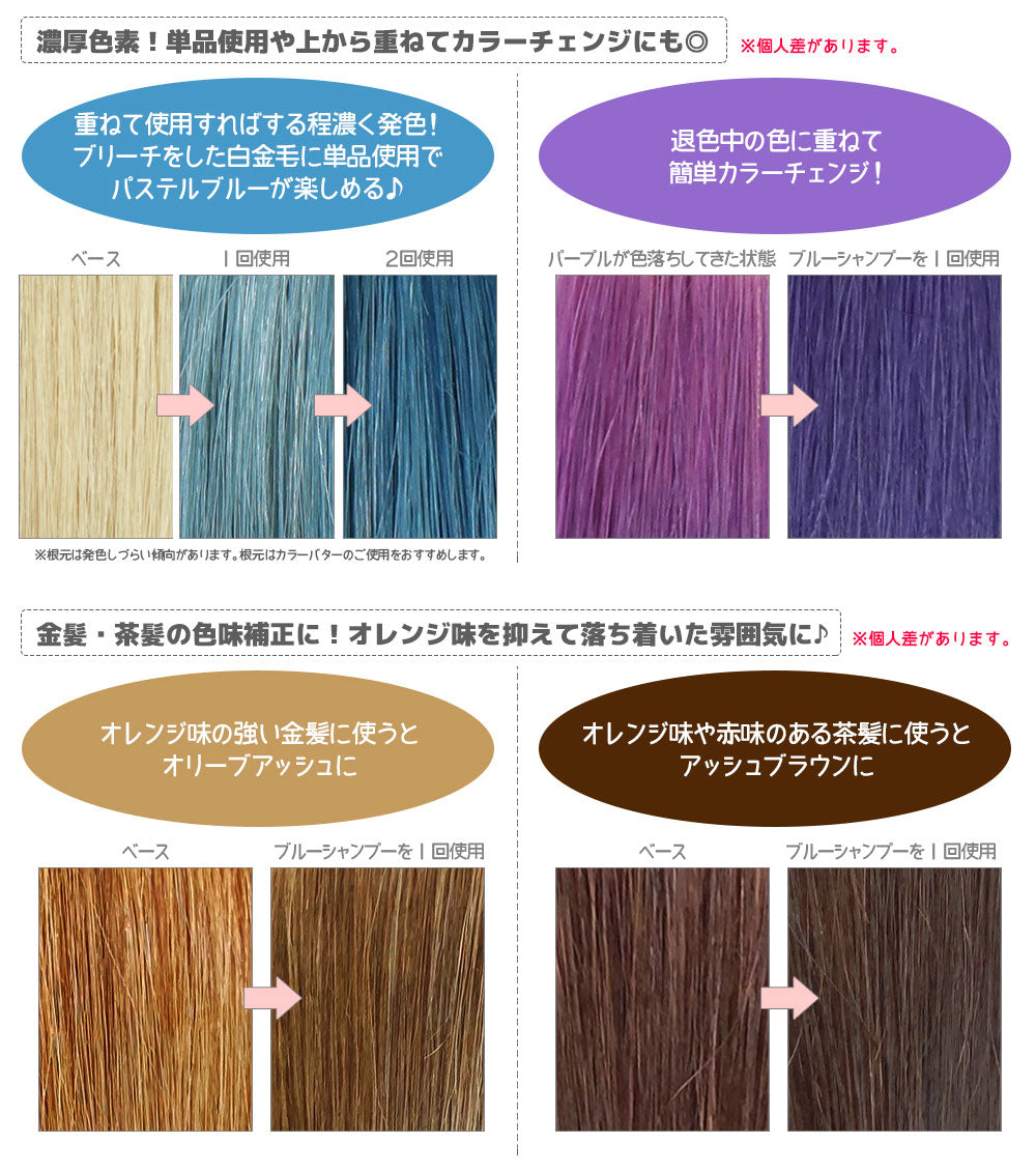 【20人シェア買いでお得】エンシェールズ ブルー カラーシャンプー 200ml (送料無料) ヘアケア ヘアカラー カラーバター 愛用者にも人気 クリップジョイント (NEWカラー)