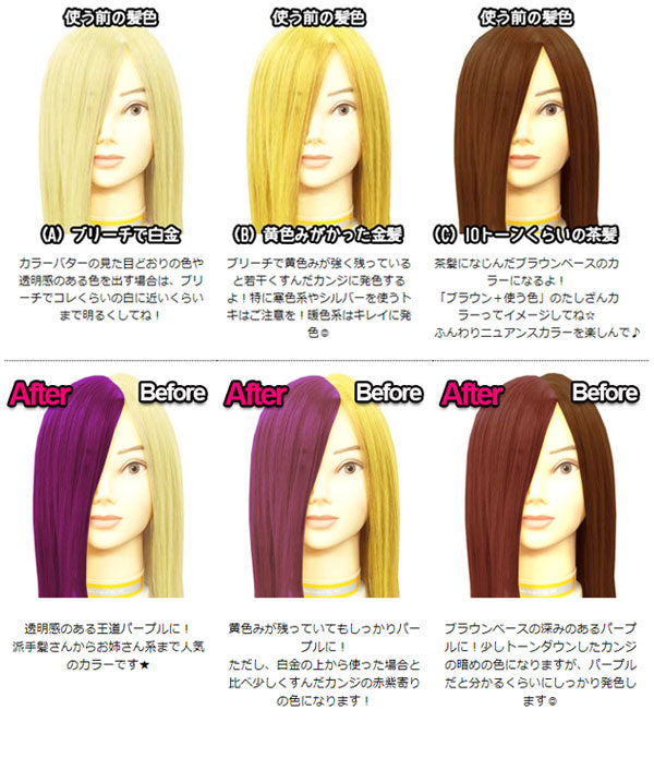 【20人シェア買いでお得】エンシェールズ カラーバター 200g ショッキングパープル ヘアカラー トリートメント ヘアマニキュア ヘアケア クリップジョイント マニキュア インナーカラー ダメージヘア ブリーチヘアー