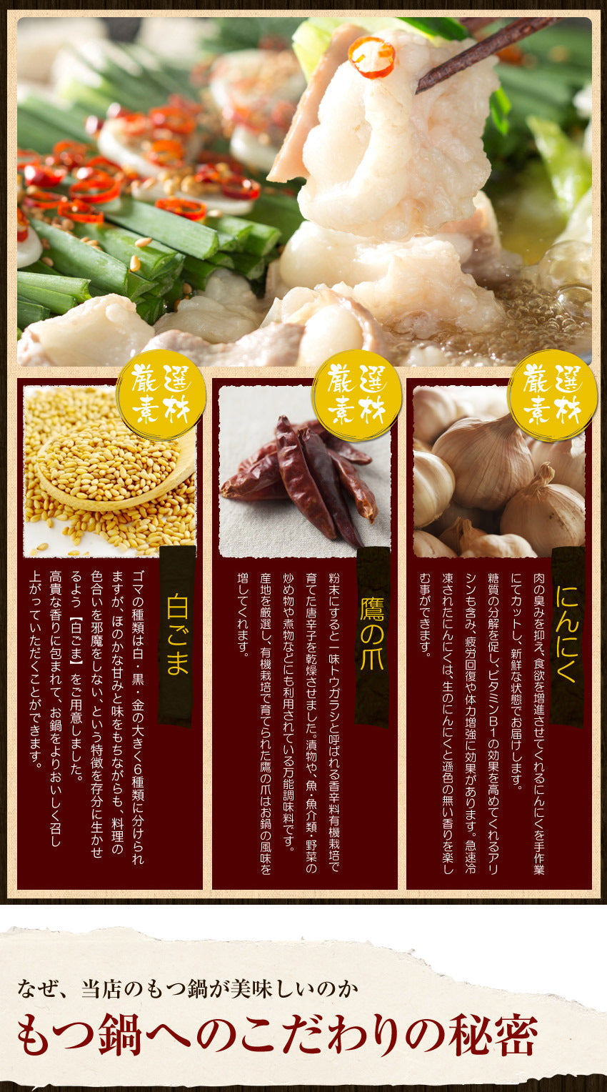 【ご新規さんとシェア買い】ホルモン1キロ博多もつ鍋・一番人気魚介醤油味4~6人前