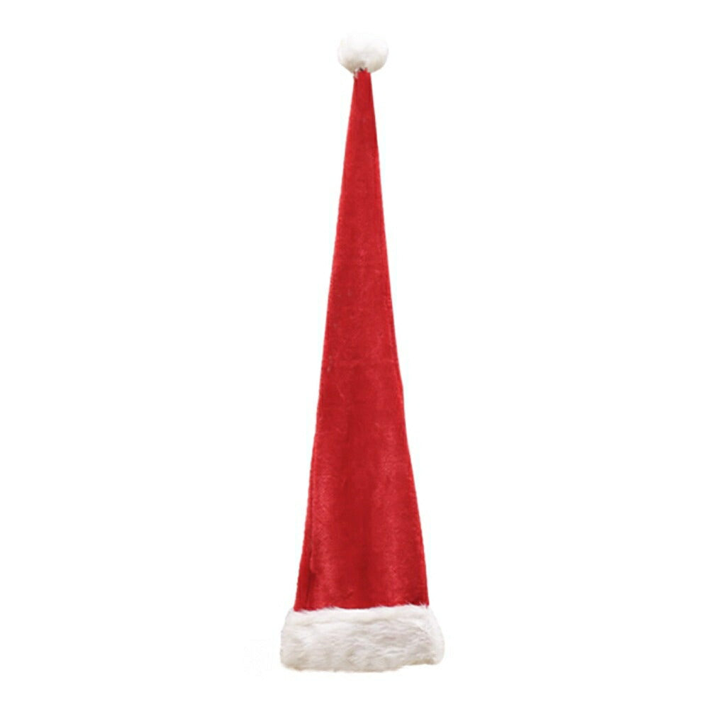 クリスマス 帽子 サンタさん ロング帽 155cm 被り物 コスプレ Xmas Christmas 仮装 パーティーグッズ イベント用品 変装 誕生日 室内 置物 クリスマス用品 可愛い 渋い かわいい 豪華 華やか おしゃれ パーティー デコ