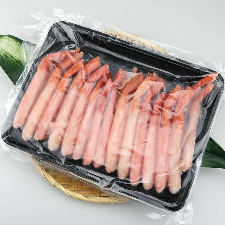 かに 北海道産 生 お刺身用 紅ずわい蟹 ポーション 500g【特産品・ご当地特集】