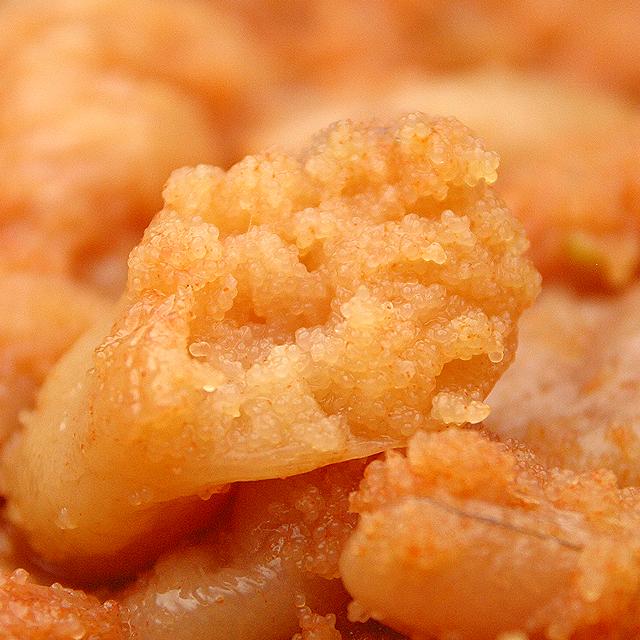無着色　辛子明太子（切れ子）1kg 奇跡の水＆天日塩使用☆無着色