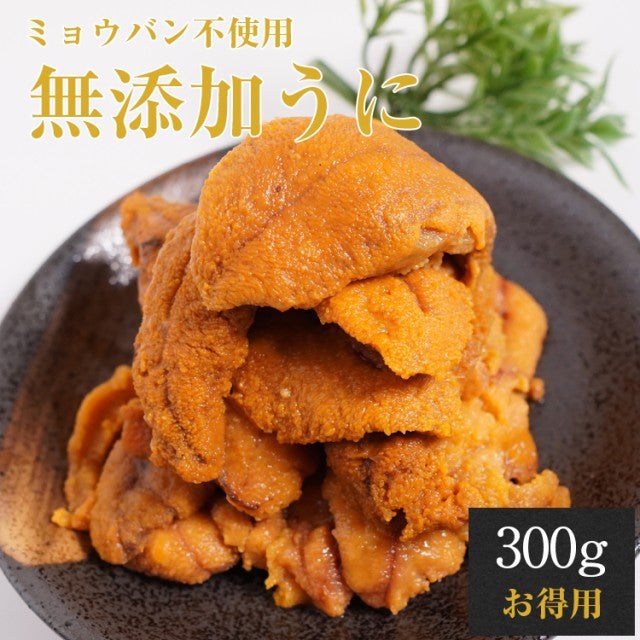 100g×3パック ミョウバン不使用 訳あり 無添加 生うに 冷凍