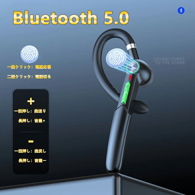 ブルートゥースイヤホン 昇級版 ワイヤレスイヤホン IRI&ミュート機能 マイク内蔵 ハンズフリー通話可 タッチセンサーボタン マルチポイント支持 左右耳兼用 在宅勤務/テレワーク/ZOOM/スカイプ対応 w146E(オレンジ)