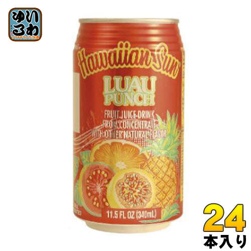 ハワイアンサン ルア・パンチ 340ml 缶 24本入 〔果汁飲料〕