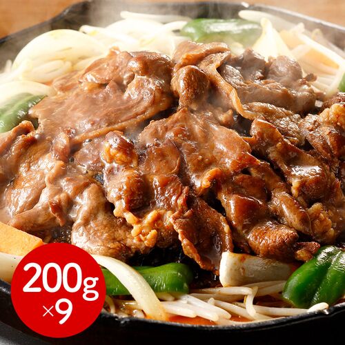 北海道名物 味付けラムジンギスカン 9個 / 羊肉 ラム肉 小分け 冷凍